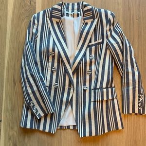 Veronica Beard Stripe Dickey Jacket sz 4